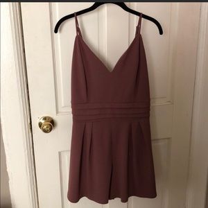 Burgundy/Pinkish Romper